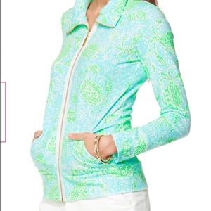Lilly Pulitzer Leona Zip Up - Get Crackin